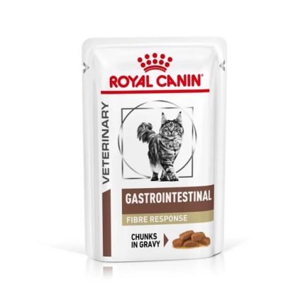 royal canin gastrointestinal fibre response для кошек в соусе 12х85 г
