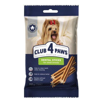 Клуб 4 Лапы premium dental sticks жевательные палочки для собак малых пород (чистка зубов)